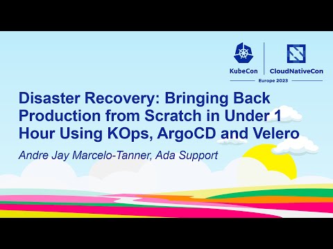 Disaster Recovery: Bringing Back Production from Scratch in Under 1 Hour Using... - Marcelo-Tanner