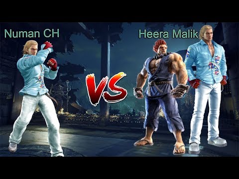 Numan CH(Steve) vs Heera Malik(Akuma,Steve) FT25 Part 1 (Pakistani Tekken Players)