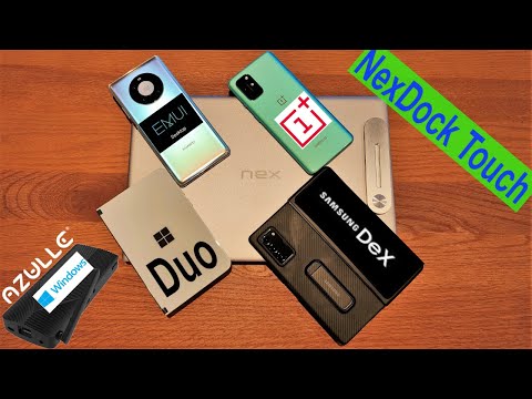 Samsung DEX One UI 3.0 & Huawei EMUI Desktop 11 in One Laptop With Touch, NexDock Touch