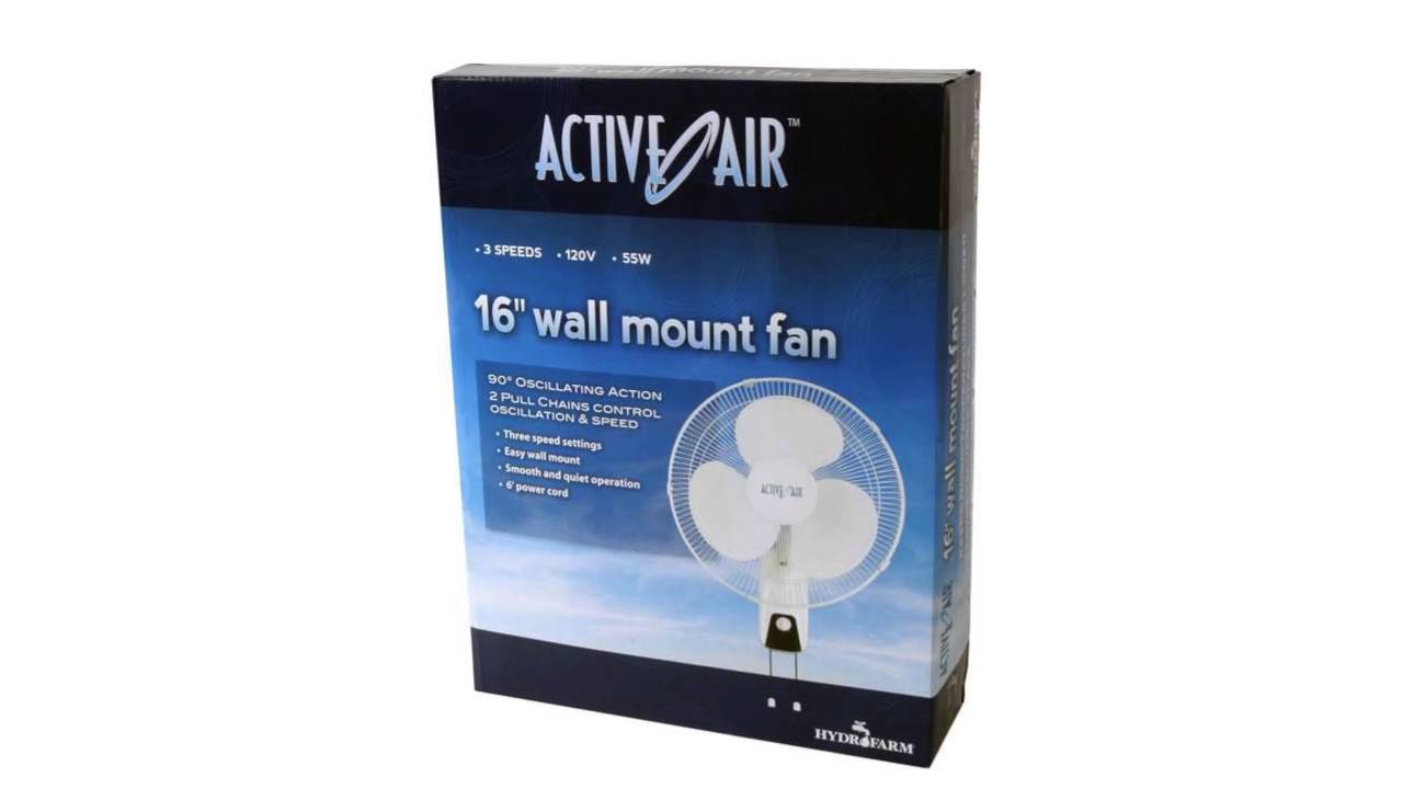 Hydrofarm HORF8 Active Air Oscillating Fan