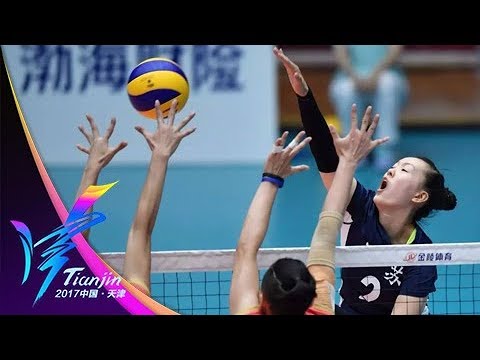 2017年第十三届全运会女排决赛 上海VS江苏 20170828 | CCTV