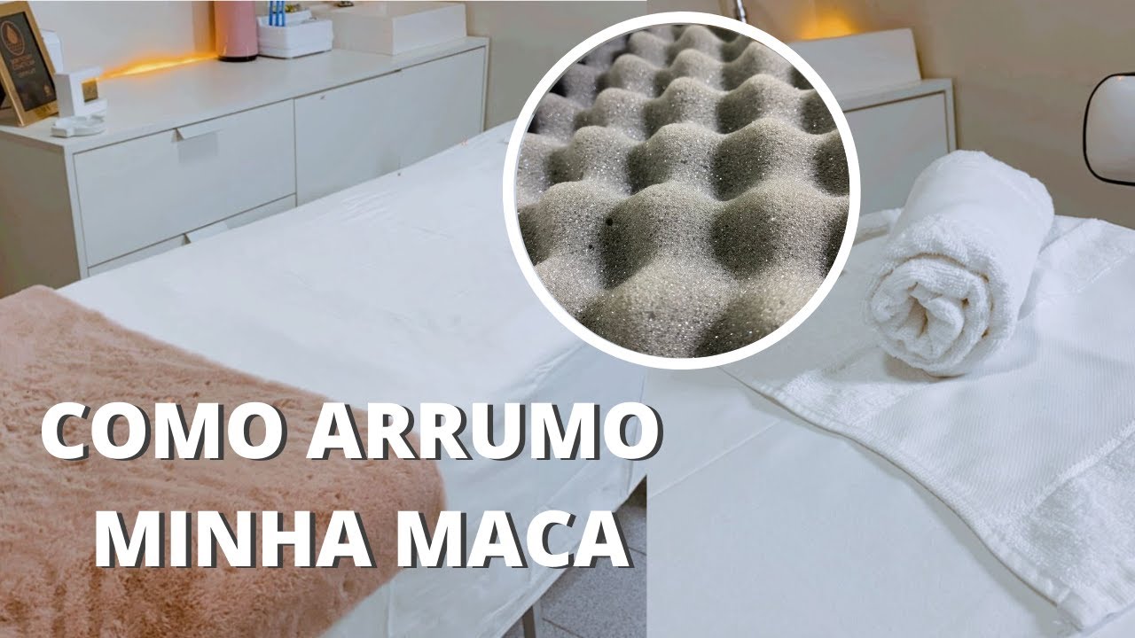 ESTÉTICA: COMO ARRUMO MINHA MACA PARA ATENDIMENTOS FACIAIS + CONFORTO | Thayná Oliveira
