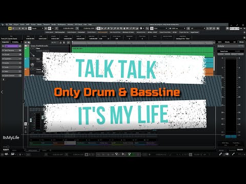 Drums and Bass tracks, isolated from "It's my life" by Talk Talk