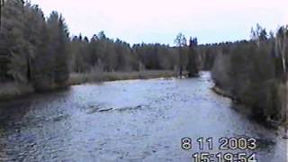 preview picture of video 'Река Емца. Сбитый вертолет. Мирный'