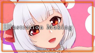 -illustration making-ビカラ【グラブル】