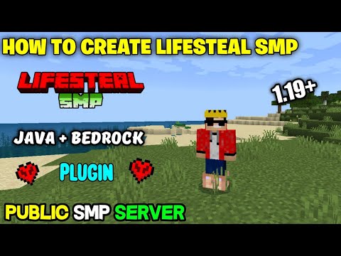 how to create lifesteal smp bedrock | lifesteal smp plugin aternos 1.19