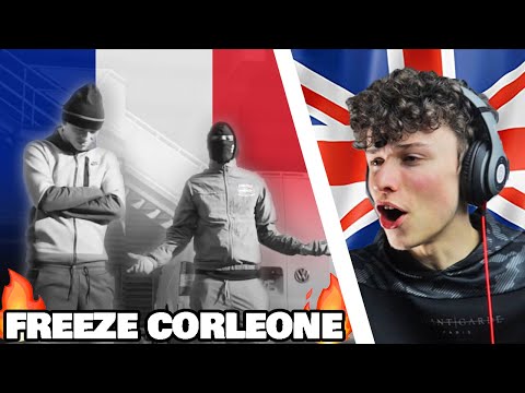 UK REACTION TO FRENCH DRILL/RAP | FREEZE CORLEONE ft CENTRAL CEE - POLÉMIQUE
