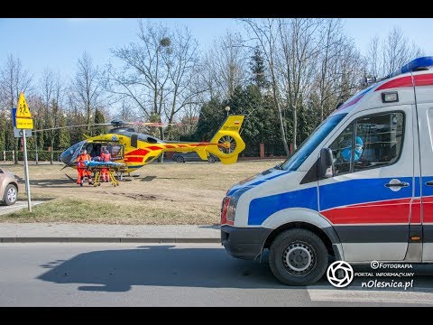 Śmigłowiec LPR lądował na oleśnickim Serbinowie