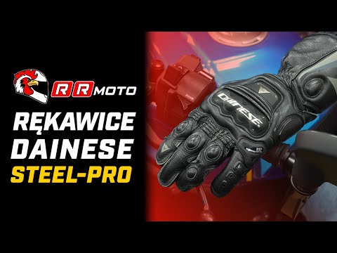 DAINESE STEEL_PRO _ sportowe rękawice motocyklowe ze stalową ochroną