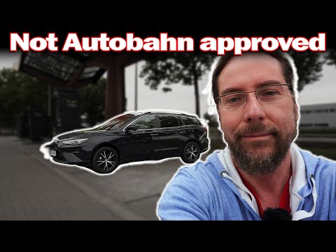 MG 5 - 130 km/h range test on the Autobahn