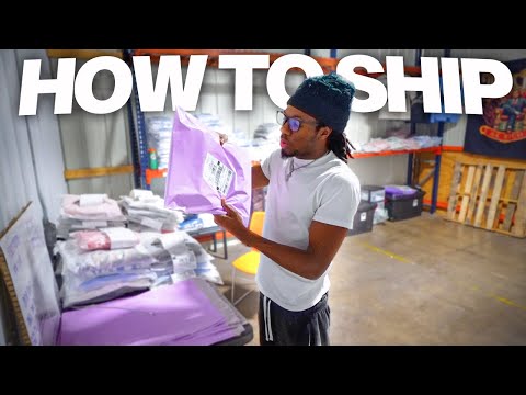 How To Ship Your Clothing Brand Orders *FASTEST*