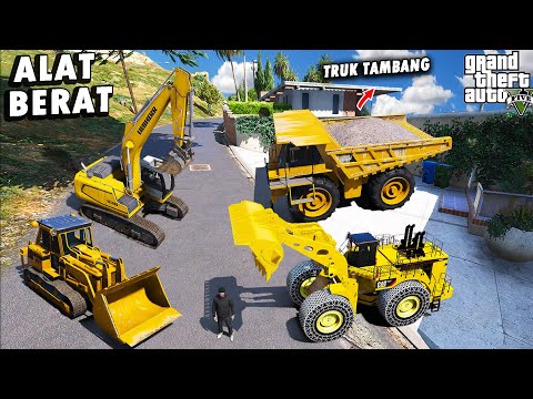 WOW!! I Successfully Collected ALL THE MOST EPIC MINING CONSTRUCTION EQUIPMENT IN GTA 5