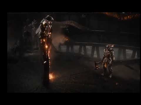 Steppenwolf meets darkseid scene