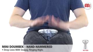Video thumbnail for MEINL Percussion - MEINL Percussion - Mini Doumbek, Hand-Hammered - HE-1030 by Meinl Percussion - Official Product Videos