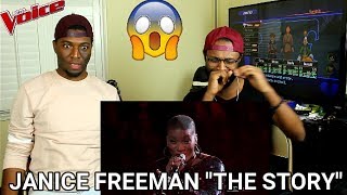 The Voice 2017 Janice Freeman - Top 12: &quot;The Story&quot; (REACTION)