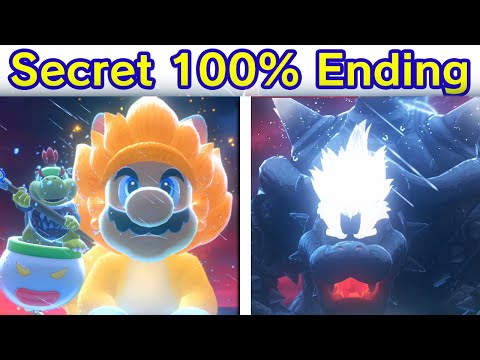 Bowser's Fury - Final Boss & Secret Ending (100%) [4K HD] Super Mario Vs. Ultimate Fury Bowser