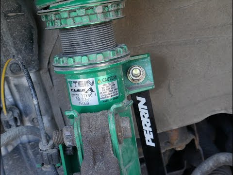 Tein Flex A coilovers install Scion FRS/BRZ/86