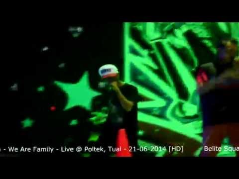 We are Family  Belite ft Argon X  @Live poltek 14 06 2014