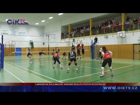 Lanškroun: Volejbalové juniorky bojují o postup do Extraligy