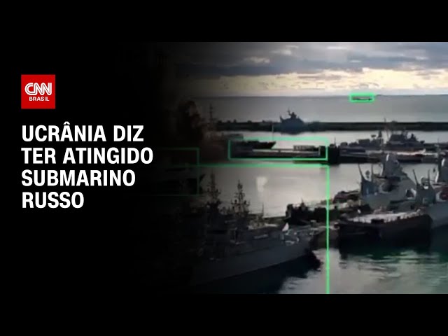 Ucrânia diz ter atingido um submarino russo com drones subaquáticos | CNN BRASIL