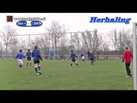 Voetbal Serooskerke E1 - SKNWK E1   6 februari 2016