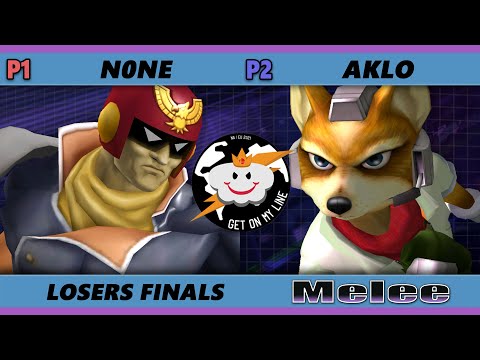 GOML Online 2021 Losers Finals - Aklo (Fox) Vs. n0ne (Falcon) SSBM Melee Tournament