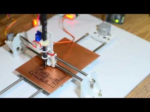 DIY PCB Ink Plotter using Arduino and GRBL CNC - Make PCB at home in few hours