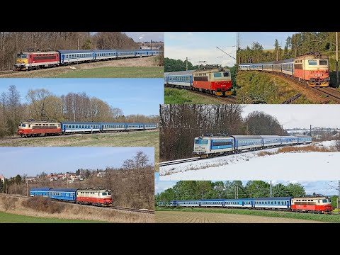 Plecháči ř. 242 na trati 225 v roce 2022 (1/2)