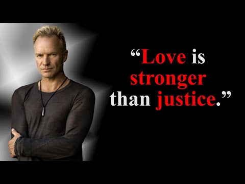 Sting Quotes | Musician | Hiphop | Artist Quotes | Fitness Quotes | Motivational Quotes