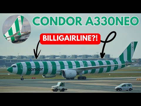 Billigairline oder Ferienflieger? | Flightreport Condor A330neo Economy Class Frankfurt-Toronto