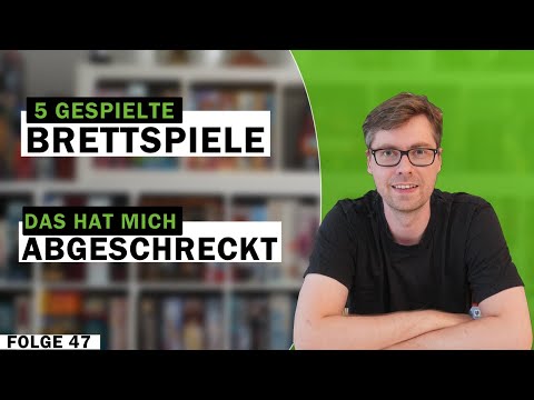Ich kam, sah und Brettspiele 47: 5 Spiele gespielt! In 20 Jahren immer noch im Regal!