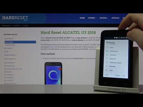 Alcatel U3 2018 | Listen All Alarm Tones