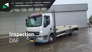 DAF LF45.160 FA LF45G08 4X2 NL-Truck 610cm open platform Manual Euro flatbed truck | Image 4 - Autoline