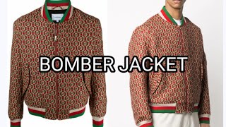 HOW TO MAKE A BOMBER JACKET (VERY DETAILED)(CUTTING/PART ONE)