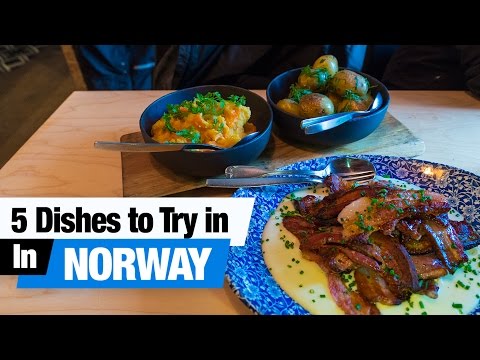 Norwegian Food Tour - 5 Dishes to Try in Oslo, Norway! (Americans Try Norwegian Food)