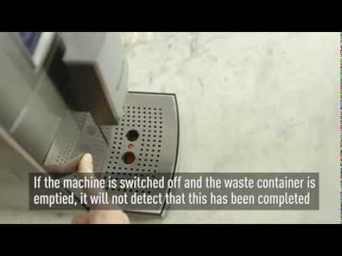 Panasonic NC-ZA1 Espresso Machine - Tutorial 5 - Empty Waste Container message...