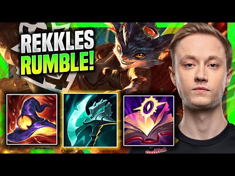 REKKLES IS A MONSTER WITH RUMBLE! - G2 Rekkles Plays Rumble JUNGLE vs Jax! | Season 11