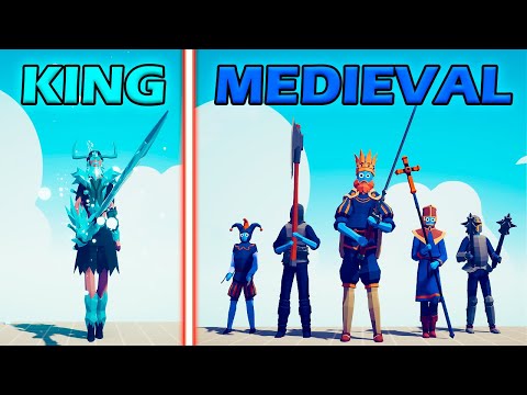 DREAD KING vs MEDIEVAL TEAM - Totally Accurate Battle Simulator | TABS
