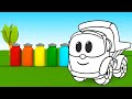 Learn Colors With Leo The Truck Full Episodes Car Cartoons For Kids A Fire Truck A Tow Truck