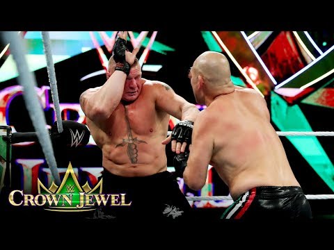 Brock Lesnar and Cain Velasquez trade blows: WWE Crown Jewel 2019 (WWE Network Exclusive)