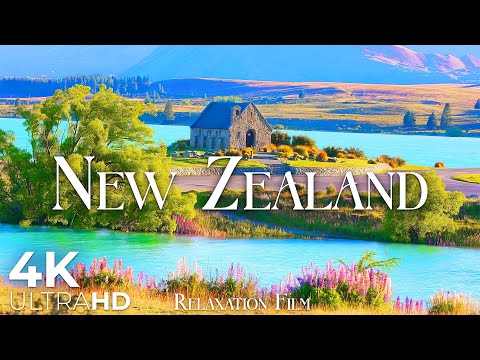 New Zealand 4K • Deep Relaxation Film with Relaxing Music | Nature Video 4K Ultra HD