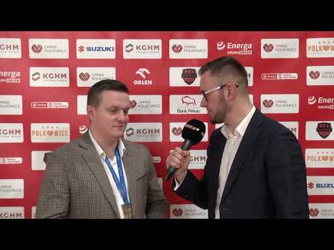 Prezes Polski Cukier AZS UMCS Lublin Rafał Walczyk w finale EBLK 22/23