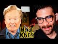 Conan O'Brien Needs a Doctor While Eating Spicy Wings | HasanAbi reacts to First We Feast