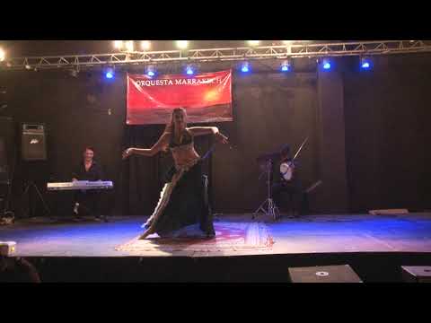 GIULIANA IBAÑEZ BELLYDANCER JUNTO A LA ORQUESTA MARRAKECH