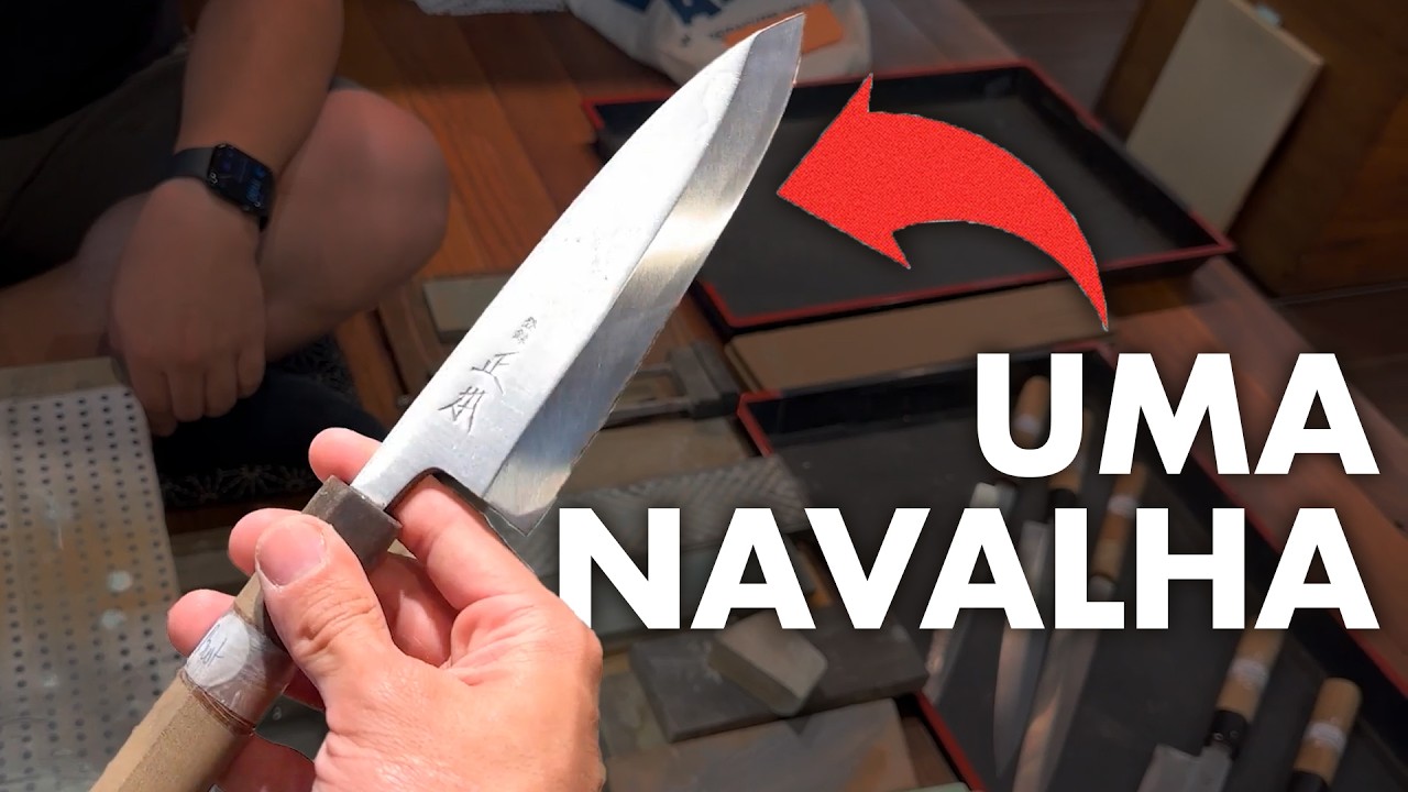 COMO os japoneses REALMENTE afiam FACAS