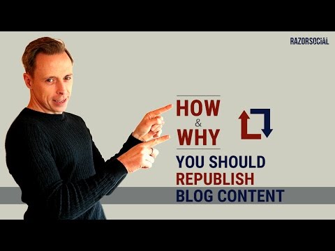 How and why you should republish blog content