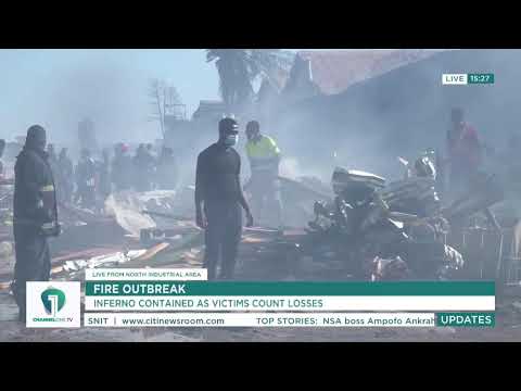 Channel One TV Live! Two Feared Dead as Fire Rages at North Industrial Area | Ghana News
