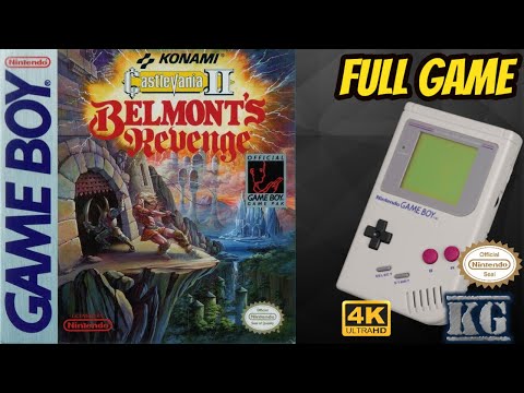 Castlevania II: Belmont's Revenge [GAME BOY] Gameplay Walkthrough FULL GAME [4K60ᶠᵖˢ🔴]