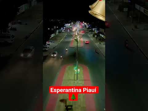 Esperantina Piauí já está pronta pro Natal 2025🌲