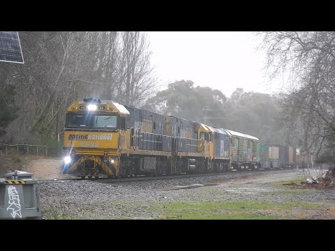 ALCo 8050 on PN Freight 3PM6 at Bridgewater - 03/07/2020